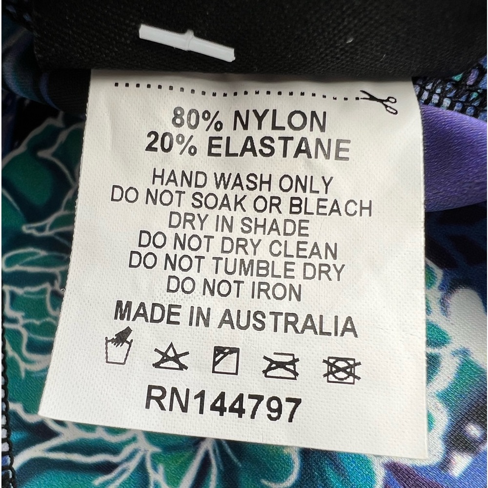 NWT Blackmilk Tartan Aqua vs Koi Purple Inside Out Dress ~ LIMITED Size Large - Picture 12 of 12